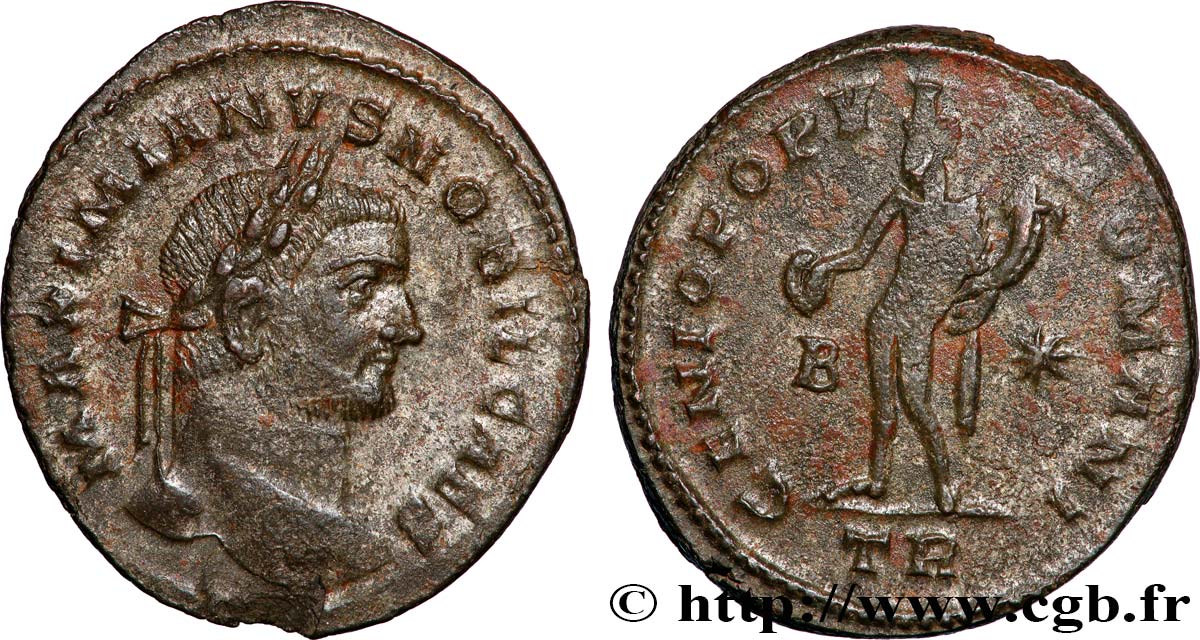 GALÈRE Follis ou nummus TTB