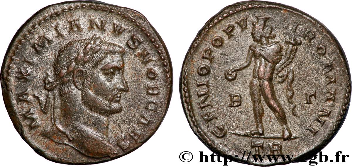 GALÈRE Follis ou nummus TTB