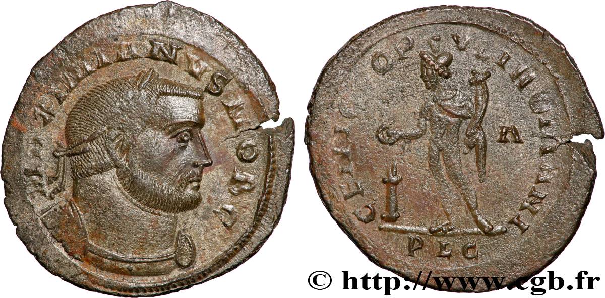 GALÈRE Follis ou nummus TTB+