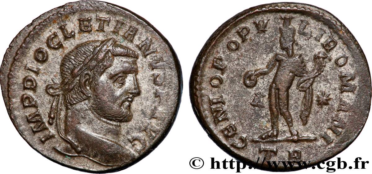 DIOCLETIANUS Follis ou nummus fVZ/SS