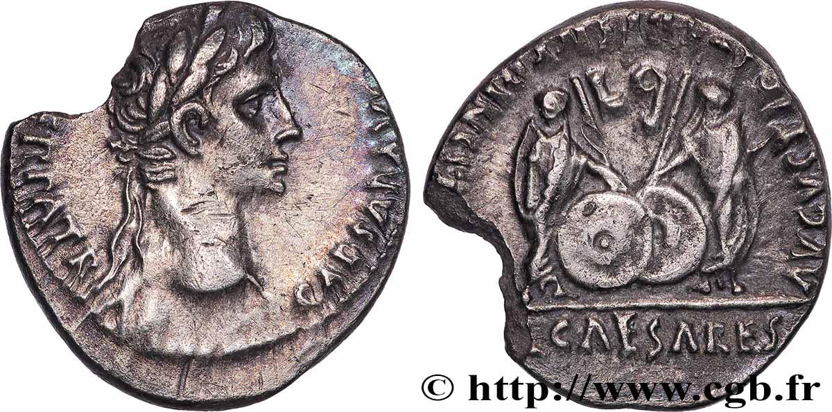 AUGUSTUS, CAIUS und LUCIUS Denier fVZ