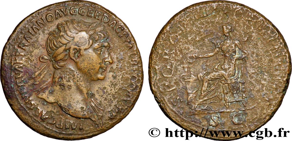 TRAJAN Sesterce TB+