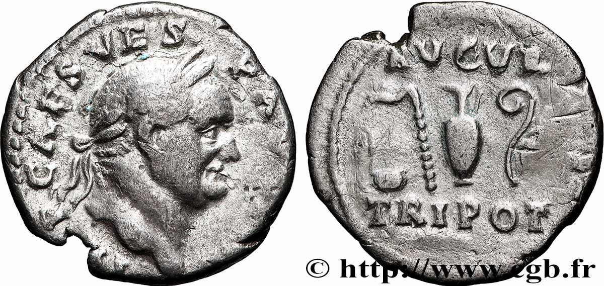 VESPASIEN Denier TTB