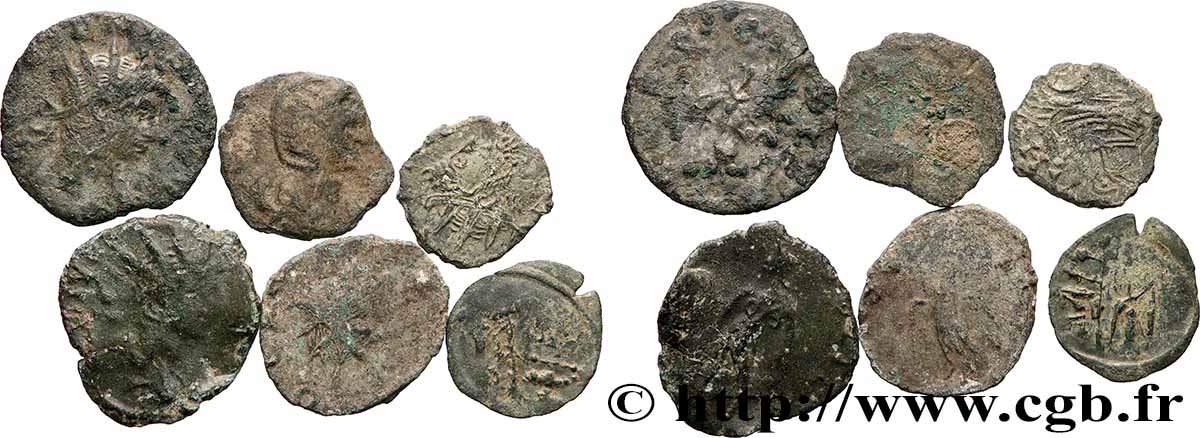 LOTS Lots de 6 monnaies lot