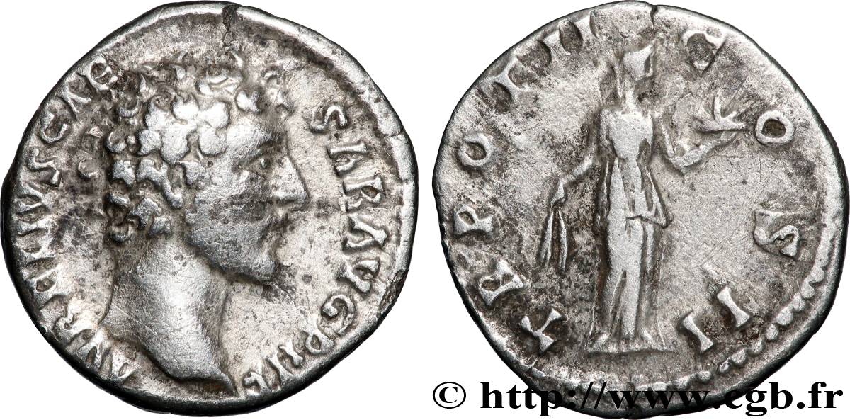 MARC AURÈLE Denier TTB