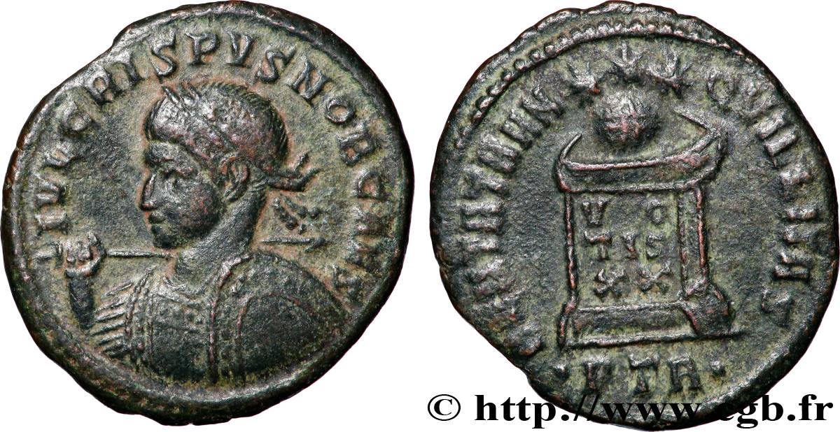 CRISPUS Centenionalis ou nummus TTB