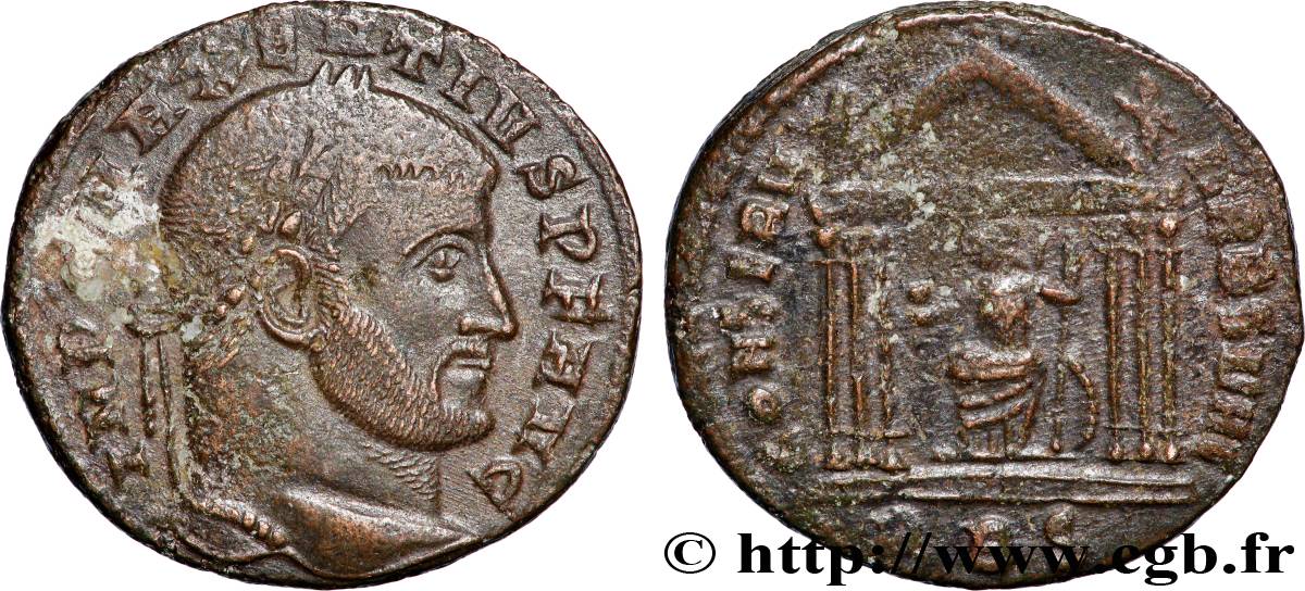 MAXENTIUS Follis ou nummus XF/VF