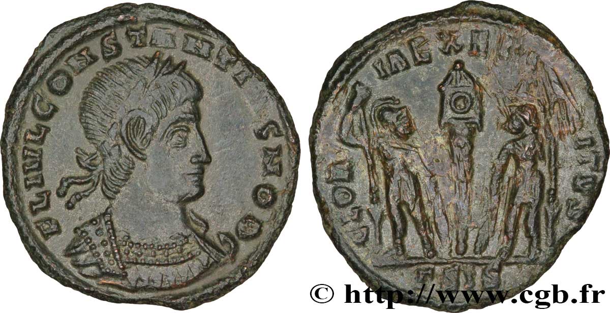CONSTANCE II Centenionalis ou nummus SUP
