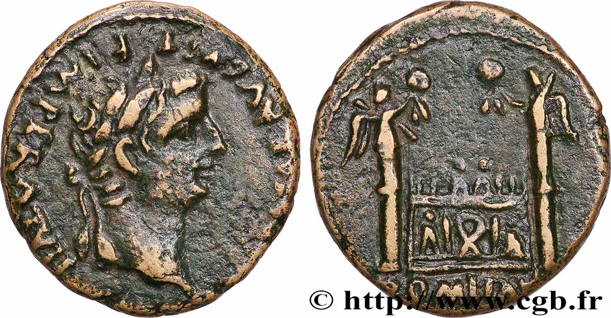 TIBÈRE Quadrans à l&nbsp;autel de Lyon TTB
