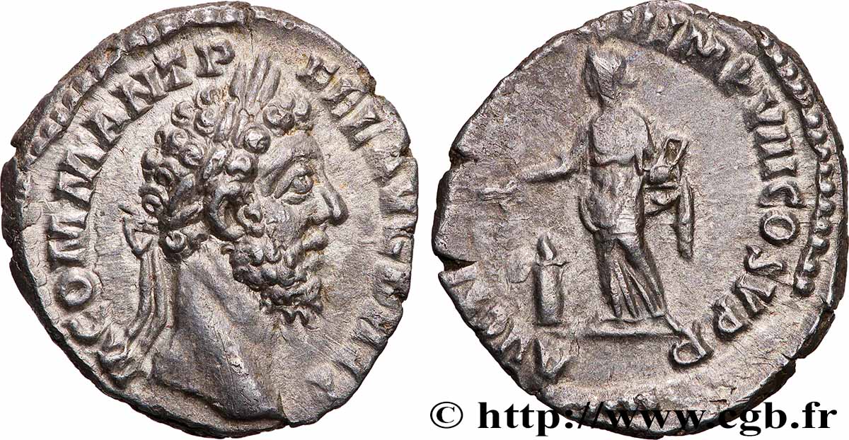 COMMODUS Denier AU/AU