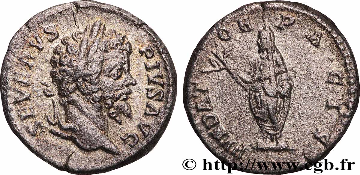 SEPTIME SÉVÈRE Denier TTB+