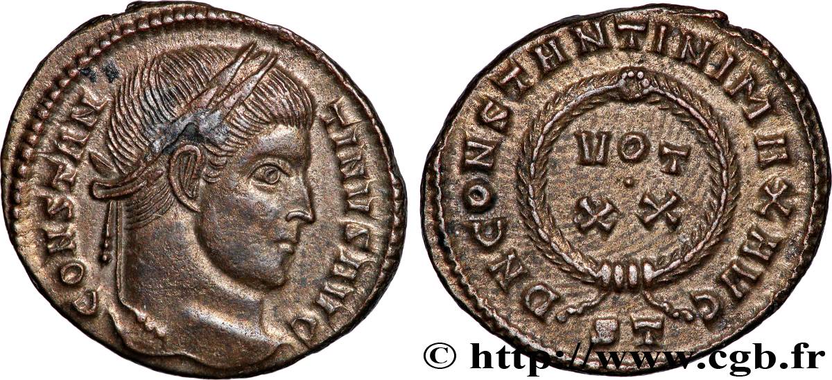 CONSTANTINE I THE GREAT Centenionalis ou nummus AU