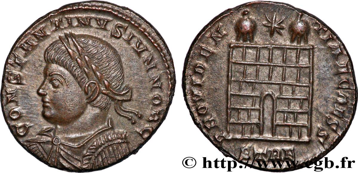 CONSTANTINUS II Centenionalis ou nummus fST