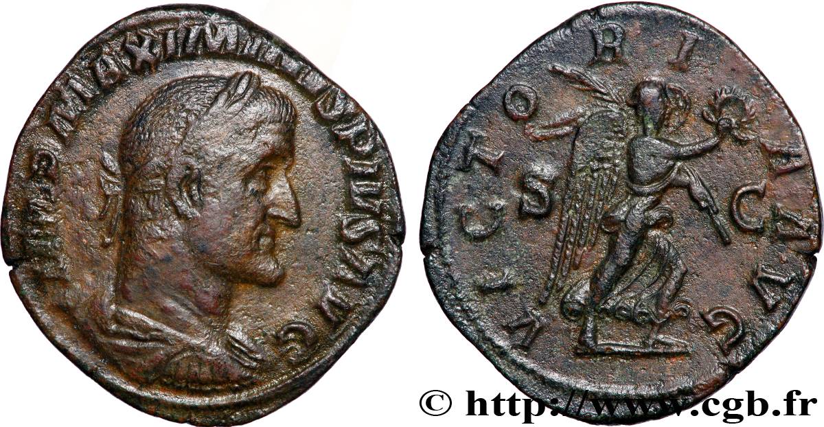 MAXIMIN Ier THRACE Sesterce TTB/TTB+