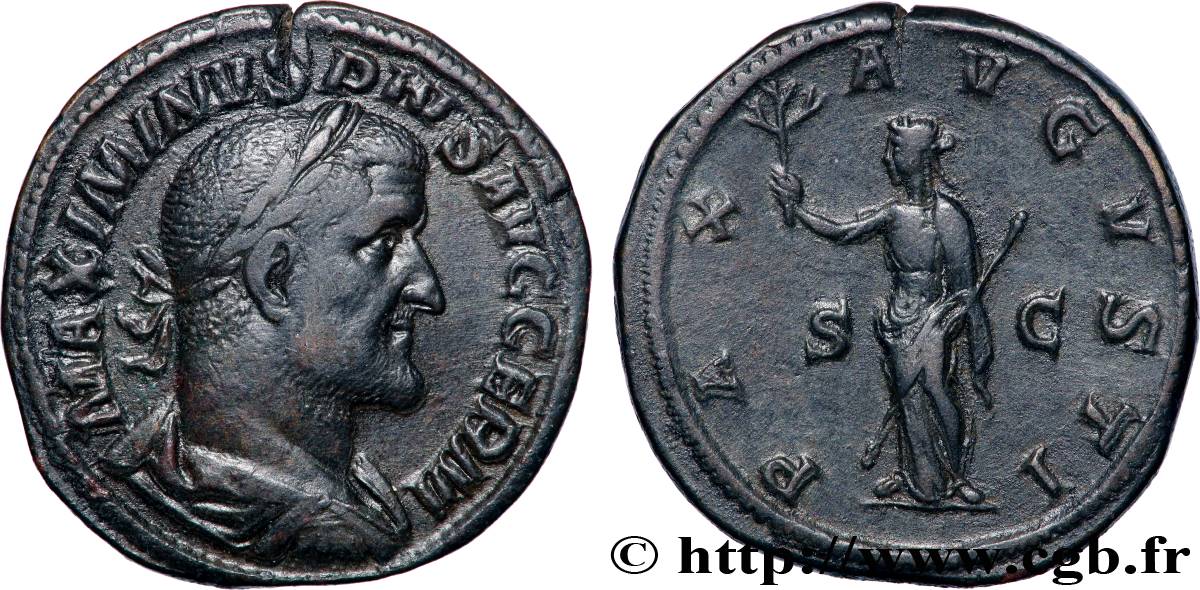 MAXIMIN Ier THRACE Sesterce TTB+/TTB