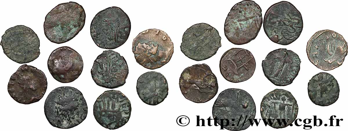 LOTS Lots de 10 monnaies lot