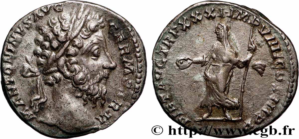 MARC AURÈLE Denier TTB+