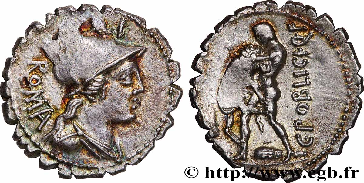 POBLICIA Denier serratus TTB+