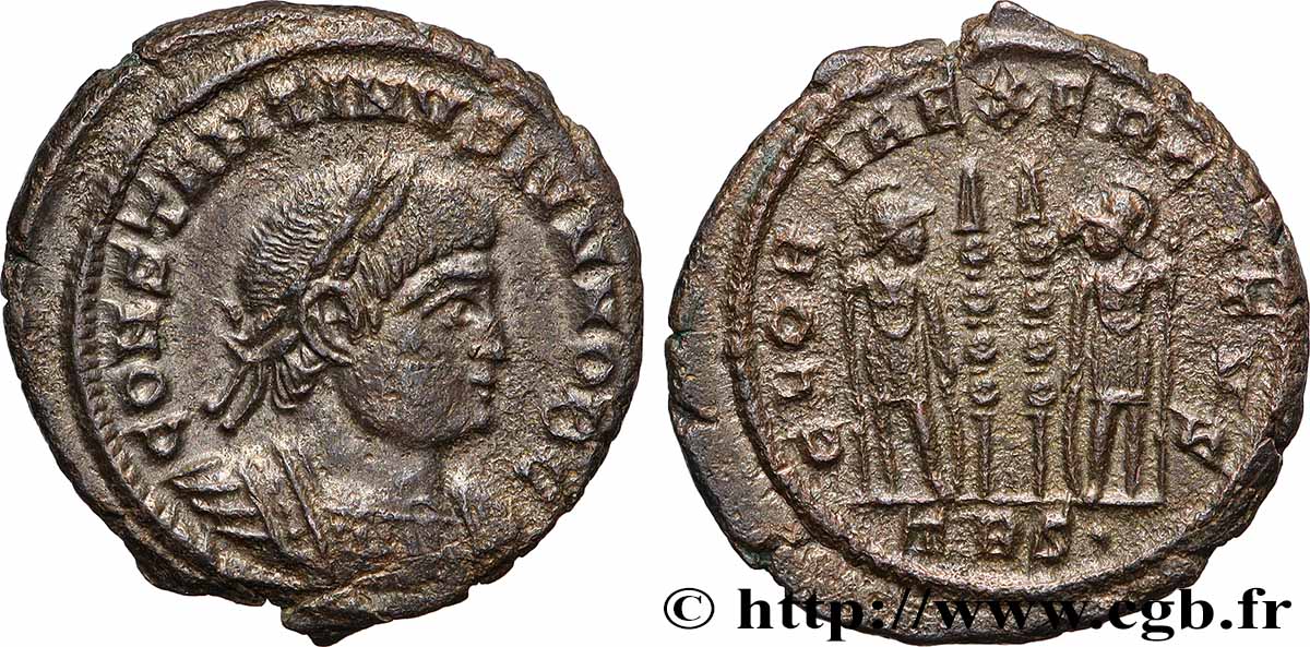CONSTANTINUS II Centenionalis ou nummus fVZ