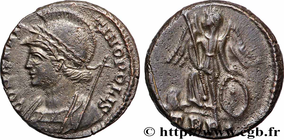 CONSTANTINOPEL Centenionalis ou nummus fVZ