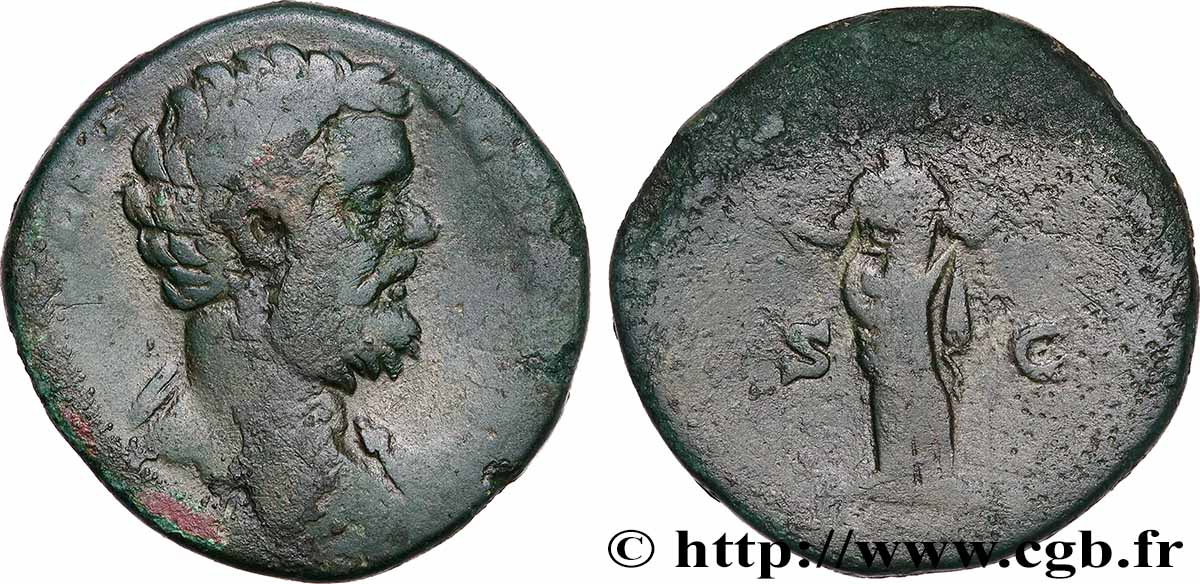 CLODIUS ALBINUS Sesterce fSS/S