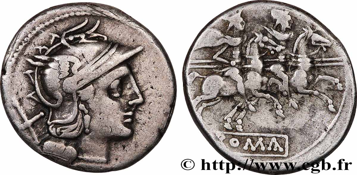 ROMAN REPUBLIC - ANONYMOUS Denier XF