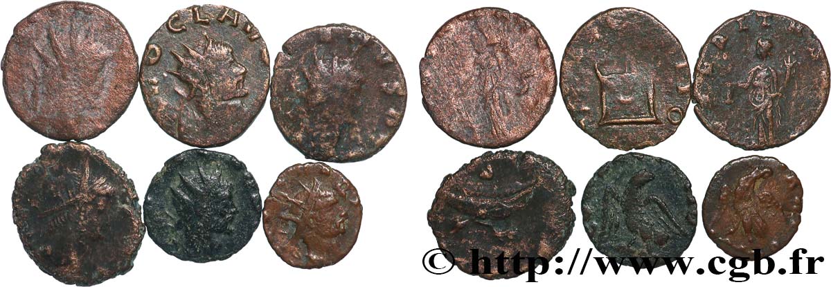 LOTS Lots de 6 monnaies lot