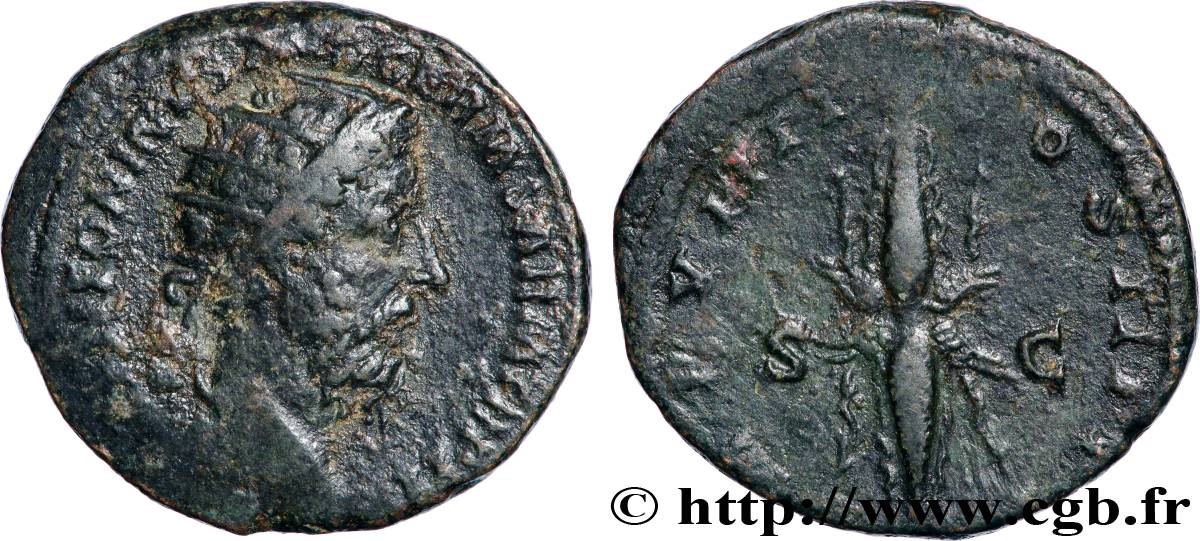 MARCO AURELIO Dupondius BC+