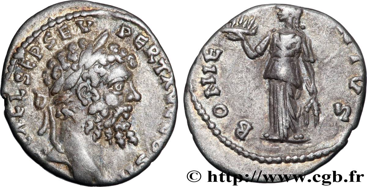 SEPTIME SÉVÈRE Denier TTB+/TTB