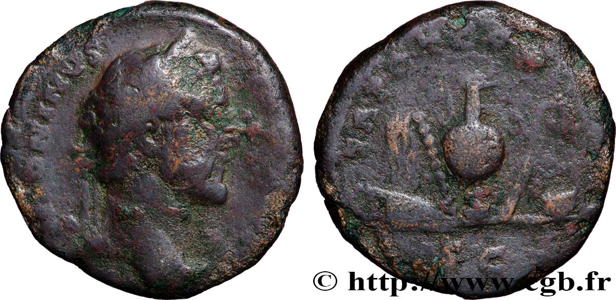 ANTONINUS PIUS As VF