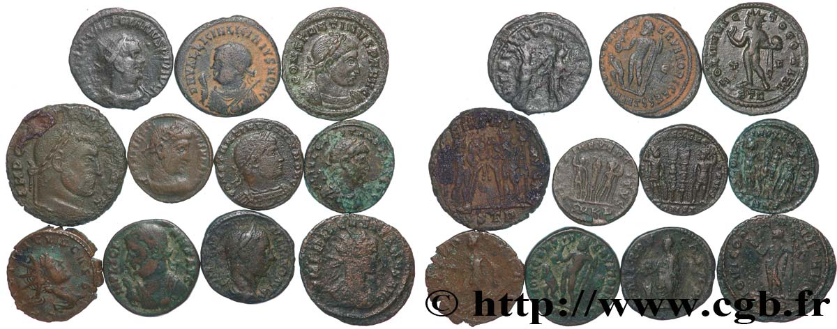 LOTS Lots de 11 monnaies lot