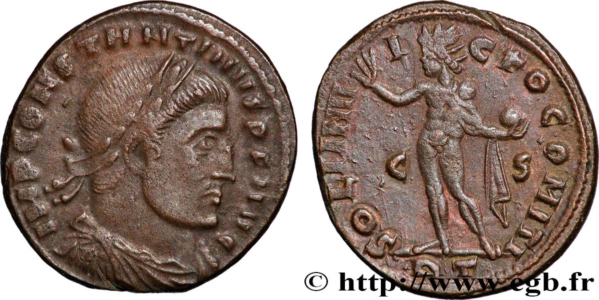 CONSTANTINE I THE GREAT Follis ou nummus AU