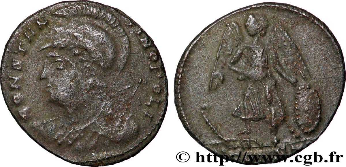 CONSTANTINOPOLIS Centenionalis ou nummus XF