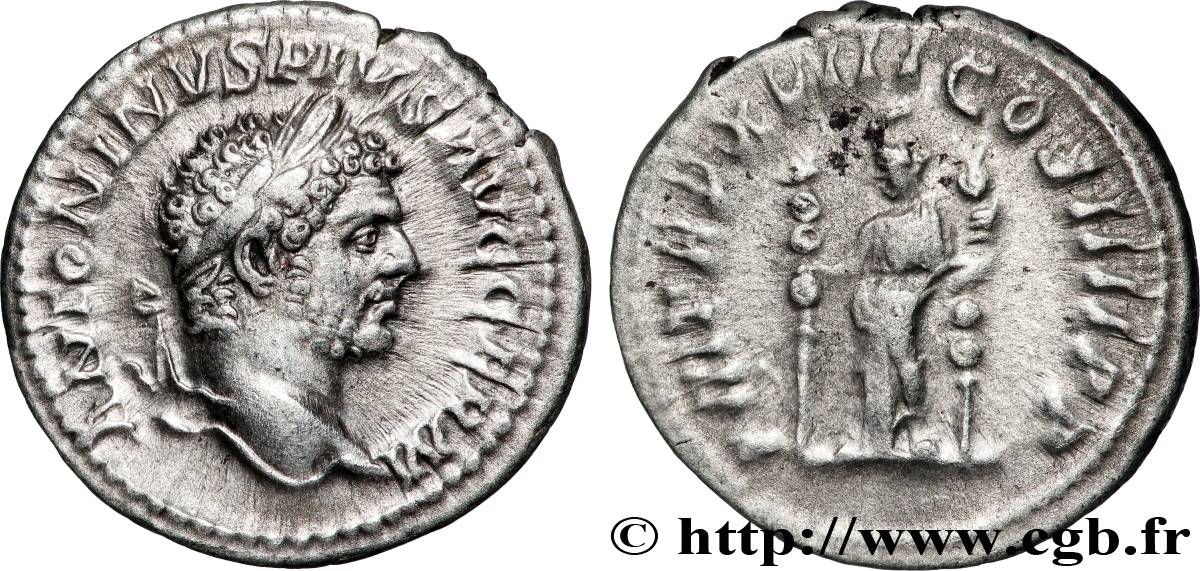 CARACALLA Denier TTB+