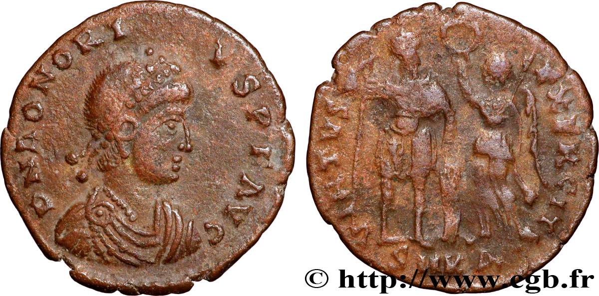 HONORIUS Nummus XF/VF