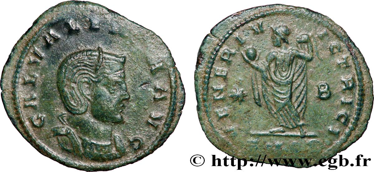 GALERIA VALERIA Follis ou nummus VF/XF