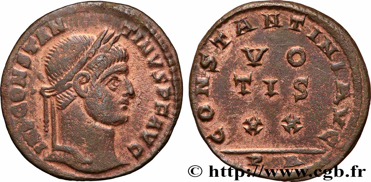CONSTANTINE I THE GREAT Centenionalis ou nummus AU