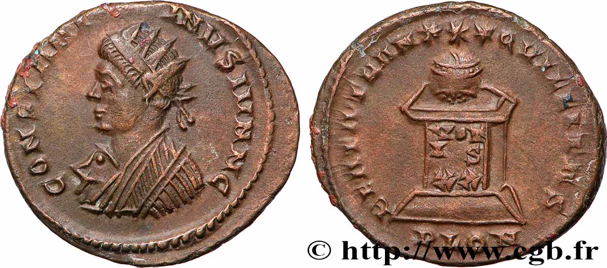CONSTANTINE II Centenionalis ou nummus AU
