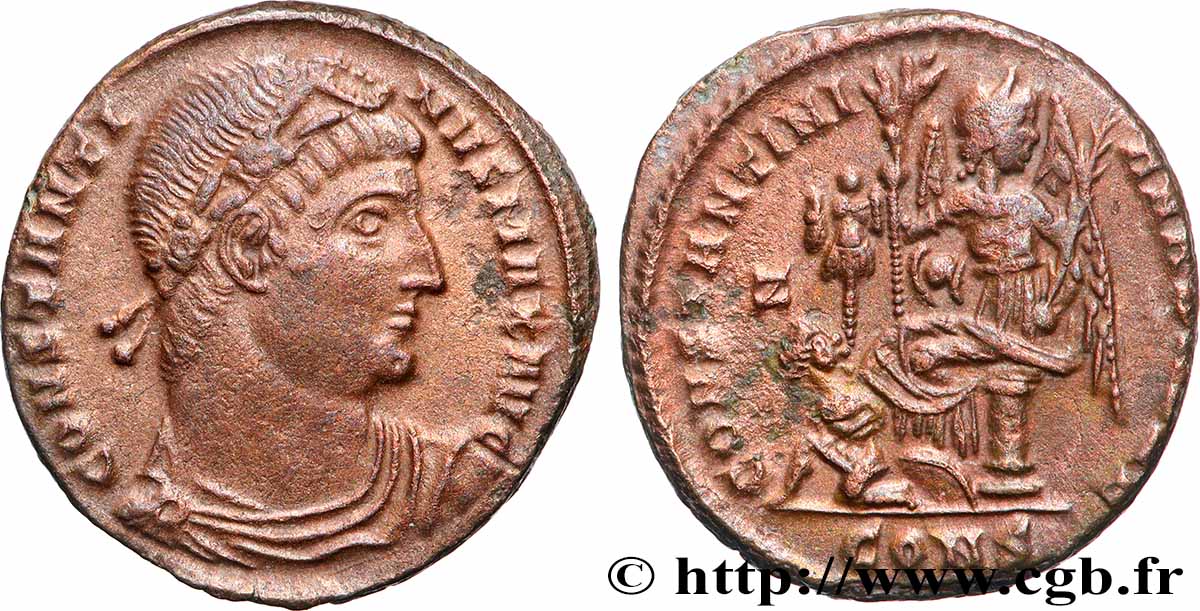CONSTANTINE I THE GREAT Centenionalis ou nummus AU