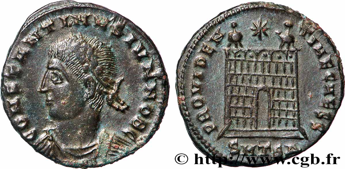 COSTANTINO II Centenionalis ou nummus q.SPL