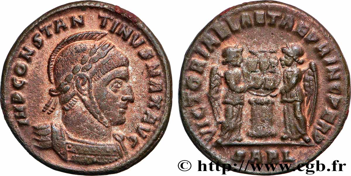 CONSTANTINE I THE GREAT Centenionalis ou nummus AU