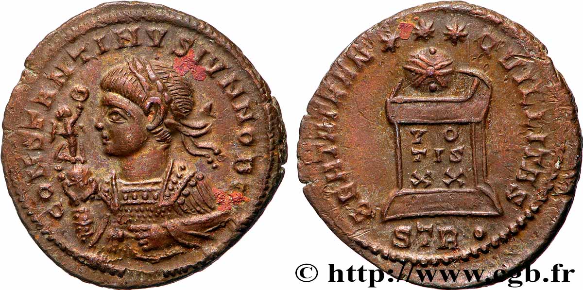 CONSTANTINE II Centenionalis ou nummus AU