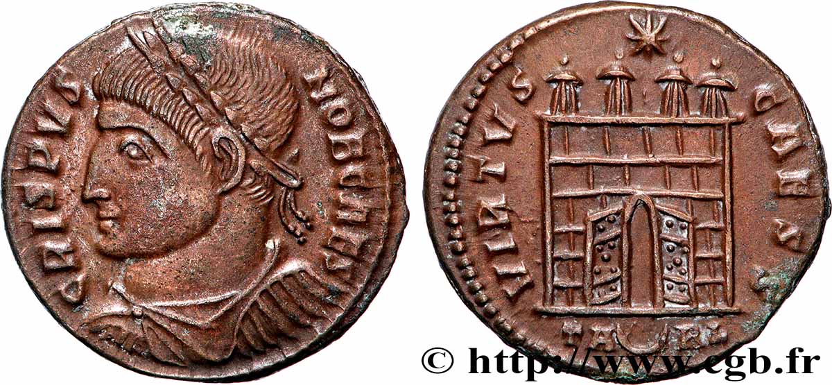 CRISPUS Follis ou nummus TTB+/SUP