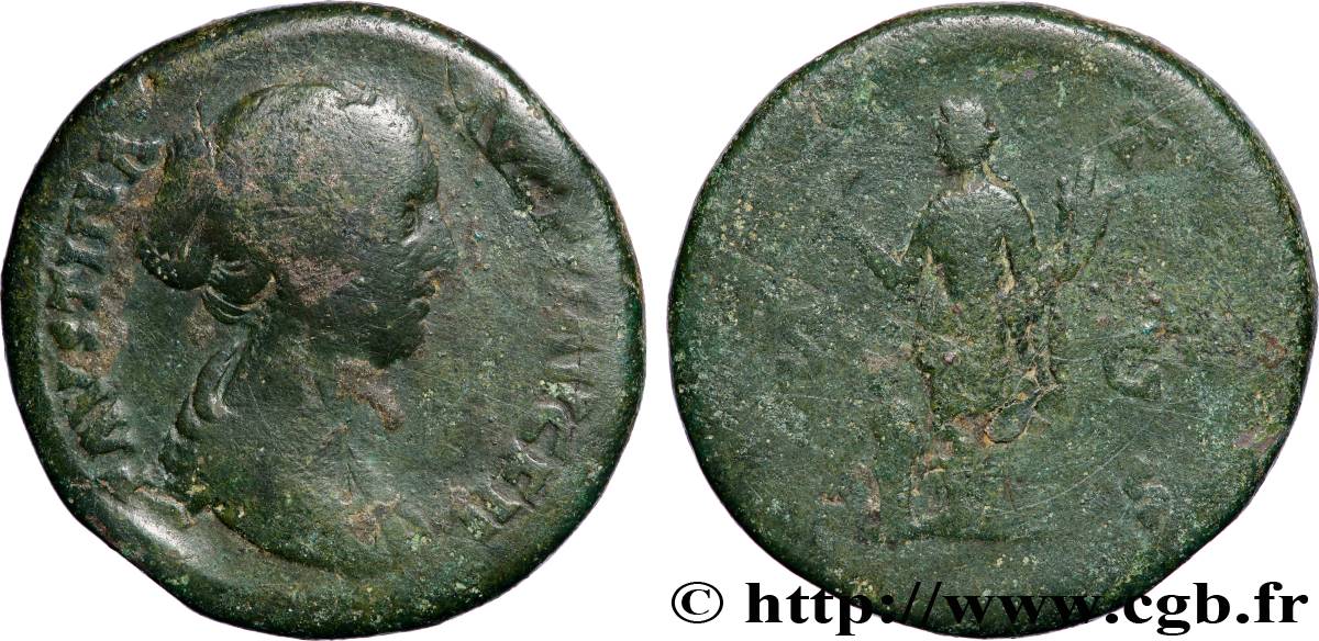 FAUSTINA GIOVANE Sesterce MB