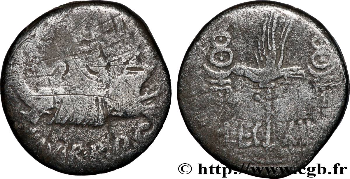 MARCUS ANTONIUS Denier fSS