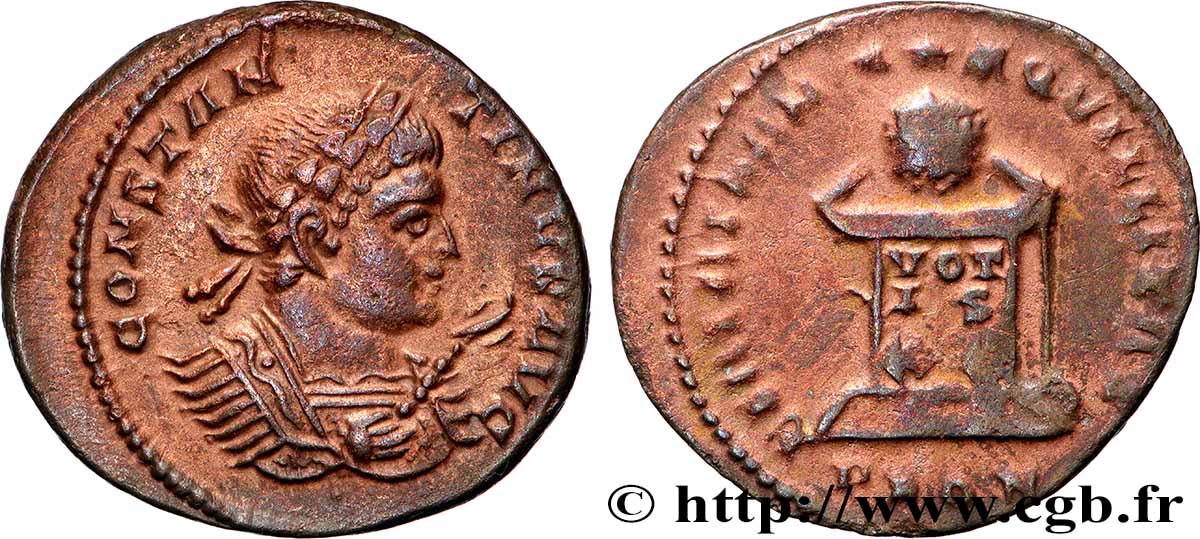 CONSTANTINE I THE GREAT Centenionalis ou nummus AU