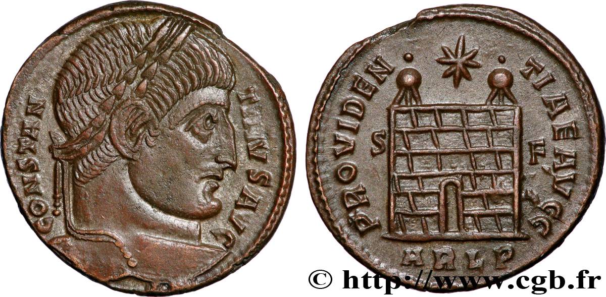 CONSTANTINUS I DER GROßE Centenionalis ou nummus VZ