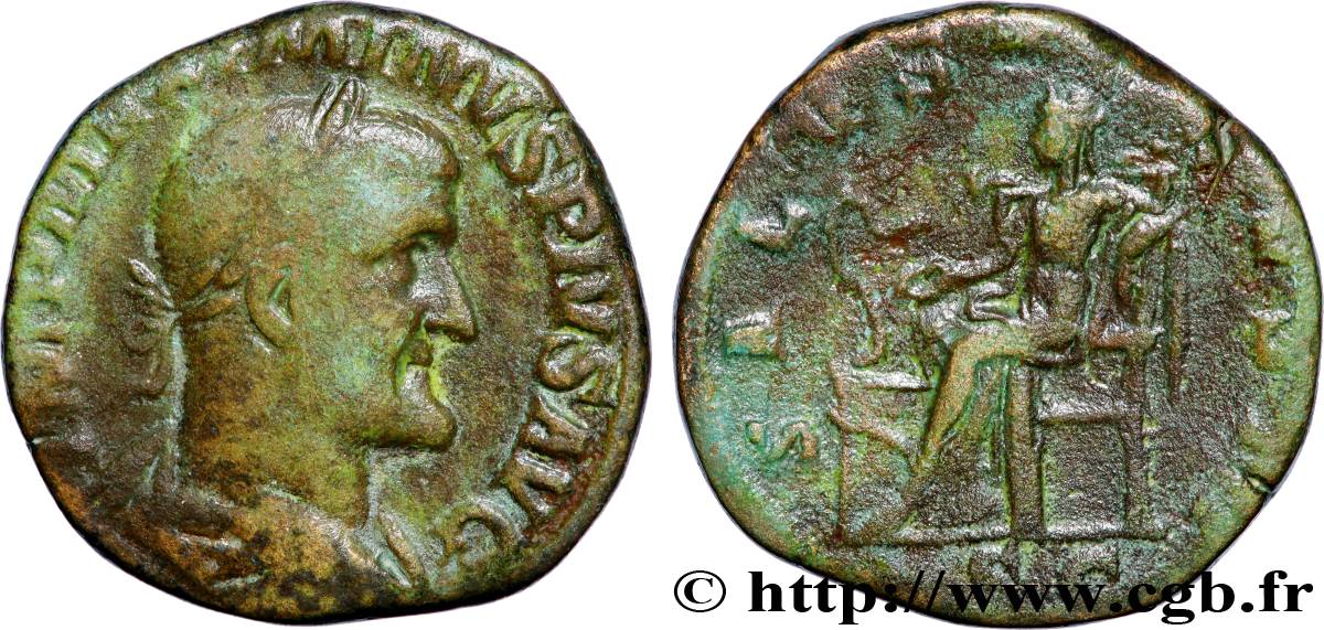 MAXIMINUS I THRAX Sesterce SS/fSS