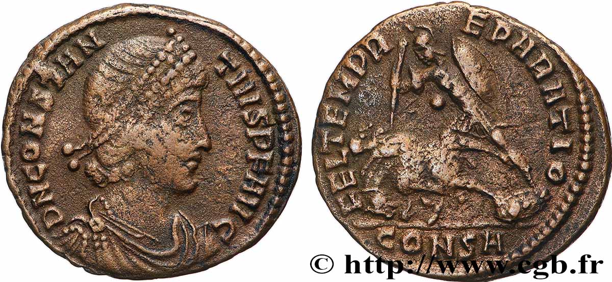 CONSTANTIUS II Maiorina réduite SS