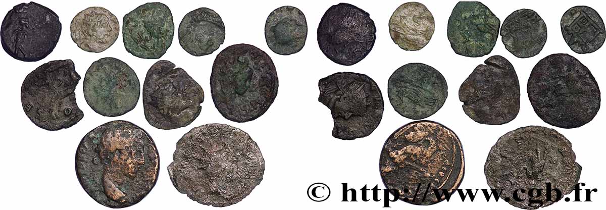 LOTS Lots de 11 monnaies lot